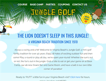 Tablet Screenshot of junglegolf.com